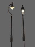 *New* ModelSigns Premium - 3x OO/HO Heritage Streetlights