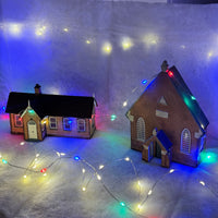 High Density Miniature LED Christmas Fairy Lights for Model Railways and Dioramas