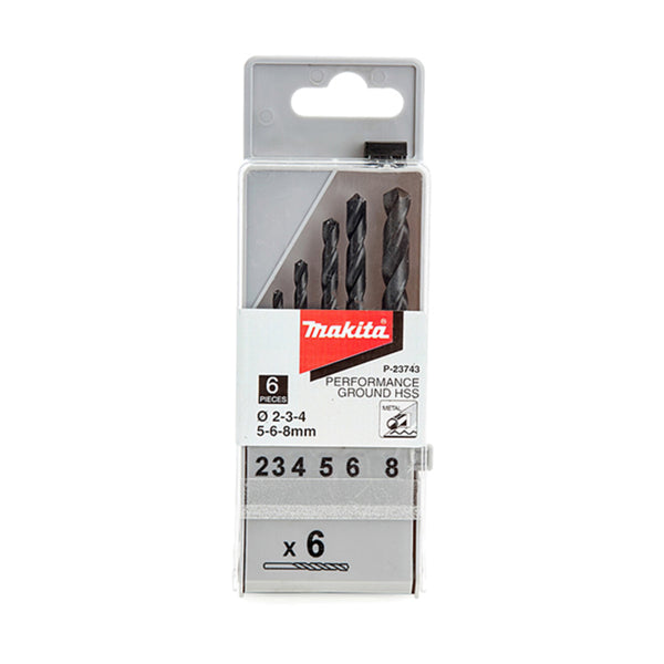 6pc Mixed Drill Bit Set