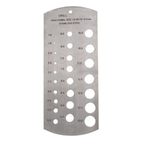Stainless Steel Metric Hole/Drill Gauge