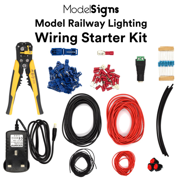 ModelSigns Model Railway Lighting Wiring Starter Kit