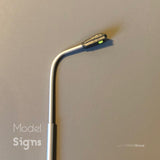 5x Curved Arm OO Gauge LED Street Lights