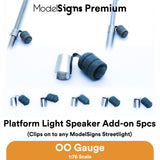 ModelSigns Premium - 5x Platform Light Dummy Speaker Modules